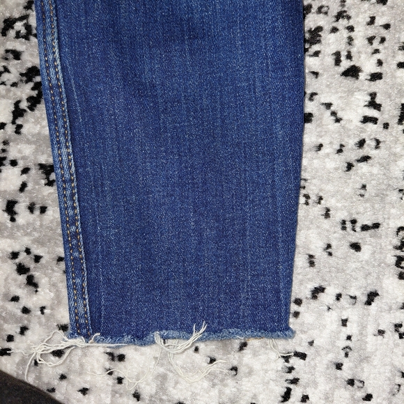 Zara Trafaluc Distressed Ripped Skinny Jeans Blue Size 6 / 38 - Picture 12 of 16